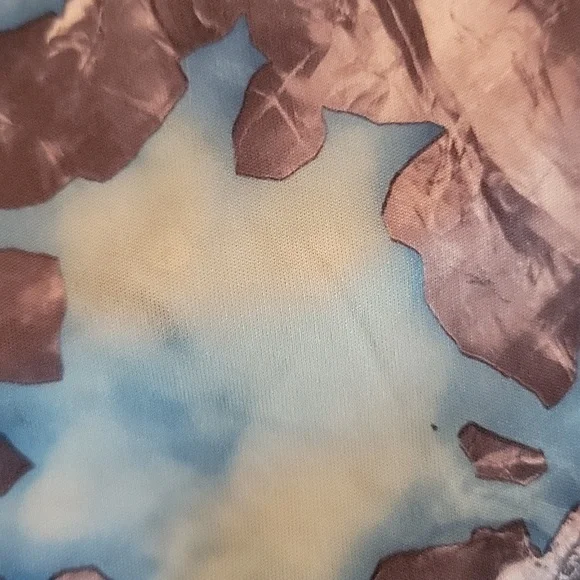 HUK Performance‎ Fishing Blue Gray Camo Activewear Long Sleeve Crewneck Shirt YL - Picture 6 of 7